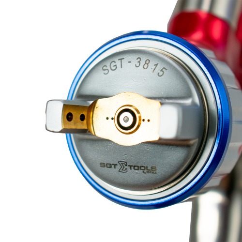 Pistola de pintura HVLP tipo gravidade com bico 1.3 mm - SGT-3815