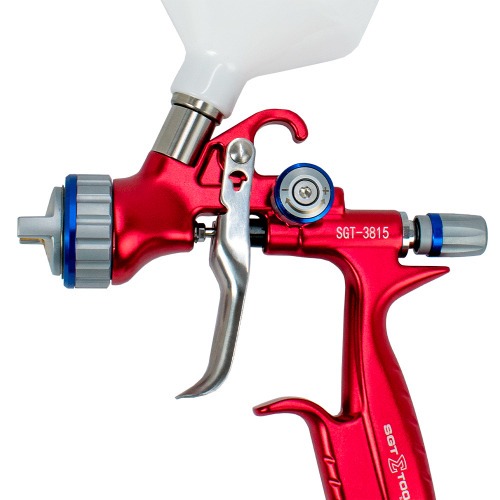 Pistola de pintura HVLP tipo gravidade com bico 1.3 mm - SGT-3815