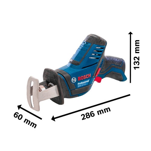 Serra sabre a bateria 12V com 2 lminas Sem bateria - GSA 12V-LI