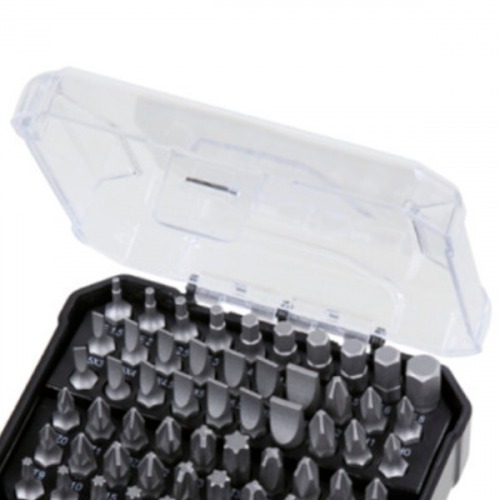 Jogo de bits 61 pe�as encaixe sextavado 1/4