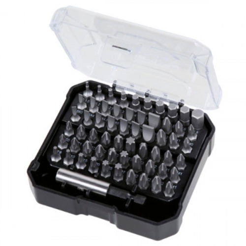 Jogo de bits 61 pe�as encaixe sextavado 1/4