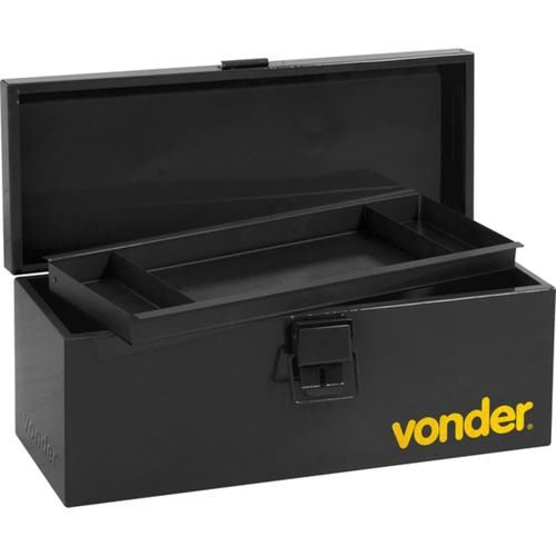 Caixa metlica para ferramentas tipo ba com bandeja 40 cm