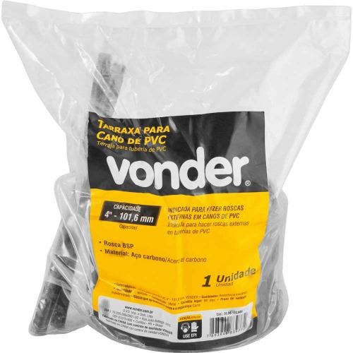 Tarraxa em a�o carbono para de cano PVC 4