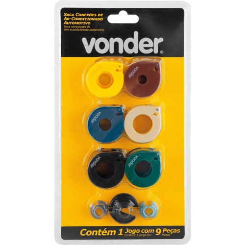 Conjuto saca conex�es de ar-condicionado 9 pe�as