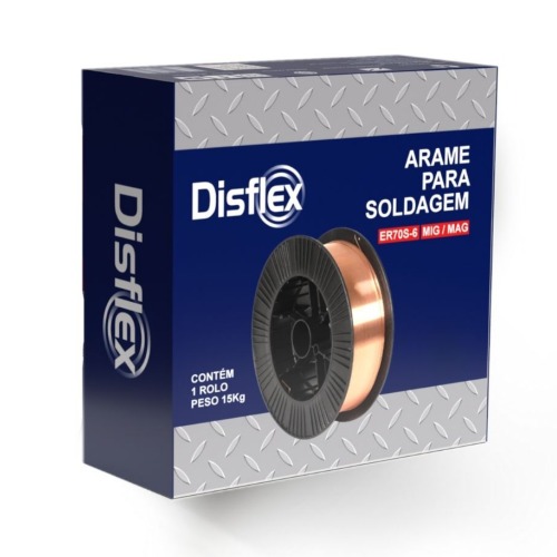 Arame para solda mig 0,8 mm rolo 15 kg - E71T-GS