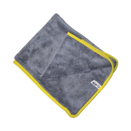 Toalha de microfibra para secagem automotiva 60 x 90 cm cinza - 25236