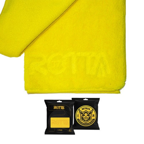 Toalha de microfibra para secagem automotiva 60 x 40 cm amarelo - 25239