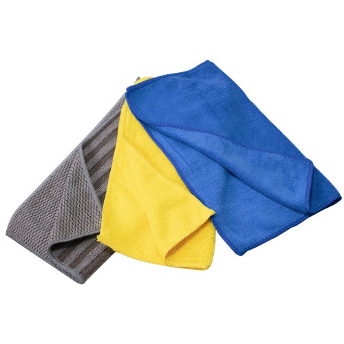 Toalha de microfibra para secagem automotiva 30 x 30 cm 3 peças - 25242 Toalha de microfibra para secagem automotiva 30 x 30 cm 3 peças - 25242