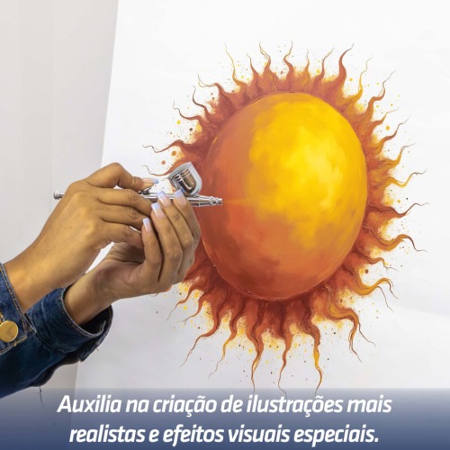 Aer�grafo de gravidade di�metro do bico 0,3 mm - P103