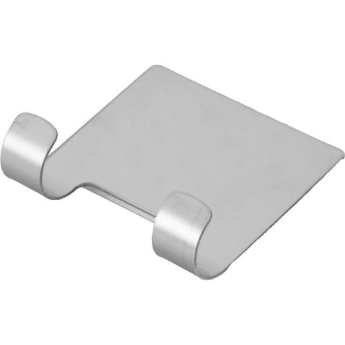 Rodo de a�o inox 250 mm com suporte para fixa��o