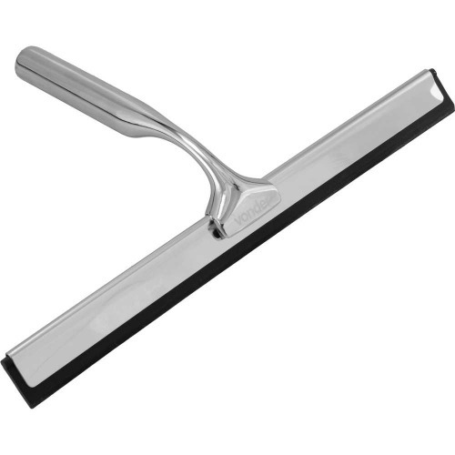 Rodo de a�o inox 250 mm com suporte para fixa��o