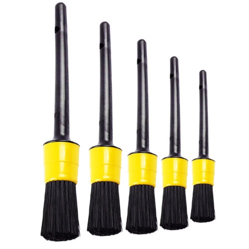 Jogo de pincis para detalhamento automotivo com 5 peas - 100652