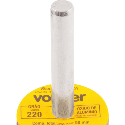 Roda de lixa 25 mm x 20 mm com haste gr�o 220 