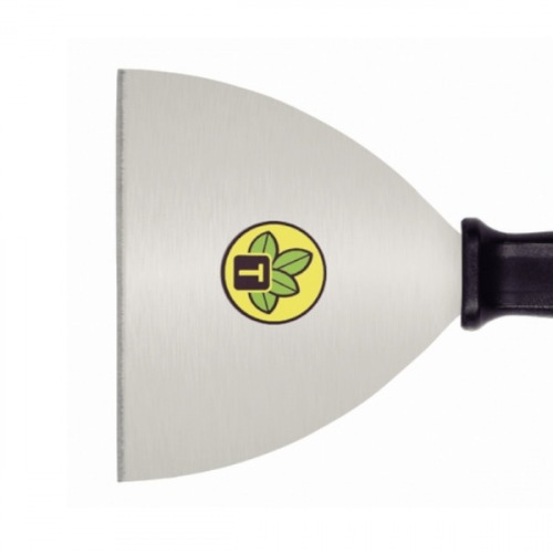 Esptula flexvel metlica 12 cm com cabo plstico