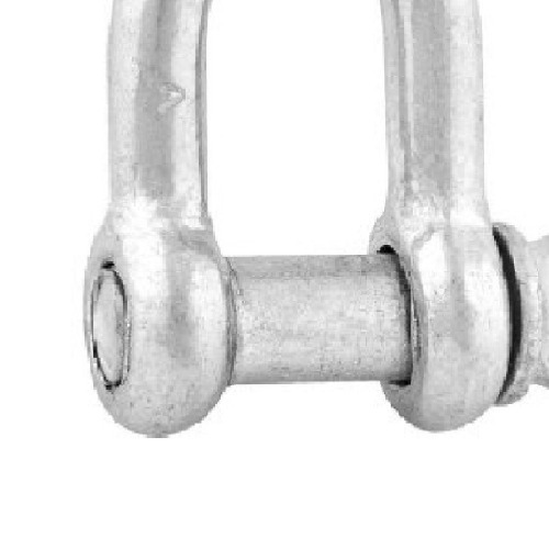 Manilha reta para cabo de ao 3/8