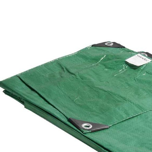Lona de polietileno verde 4 m x 3 m