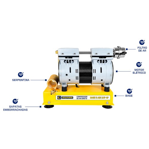 Compressor de ar direto 147L/min 1 hp inseto de leo - 5ADI  110V