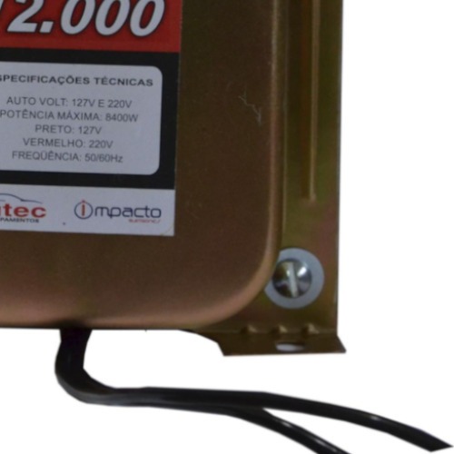 Autotransformador de voltagem para potncia 12.000 VA - 12000VAT  110V/220V