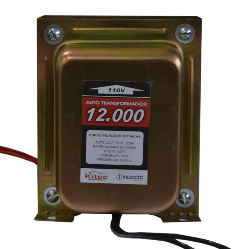 Autotransformador de voltagem para potncia 12.000 VA - 12000VAT  110V/220V