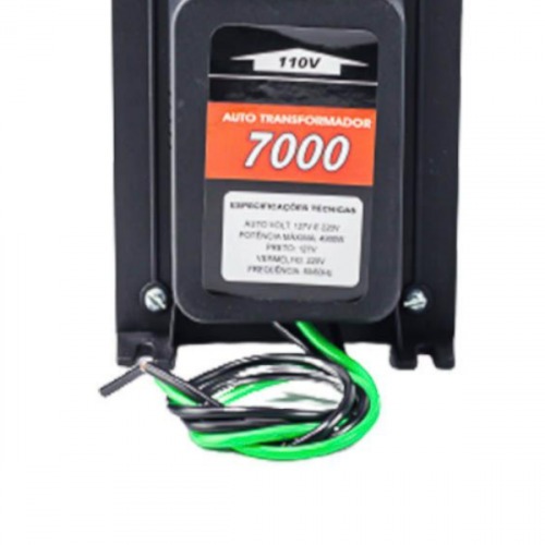Autotransformador de voltagem para pot�ncia 7.000 VA - 7000VAT  110V/220V