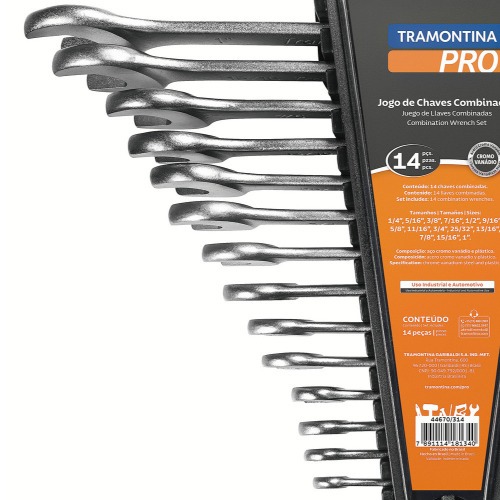 Jogo de Chave combina 1/4 Jogo de Chave combina 1/4