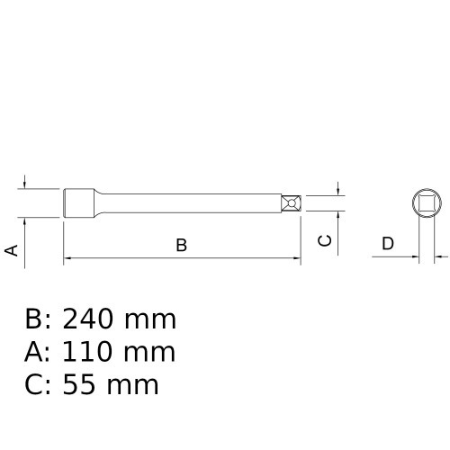 Extens�o para soquete 8