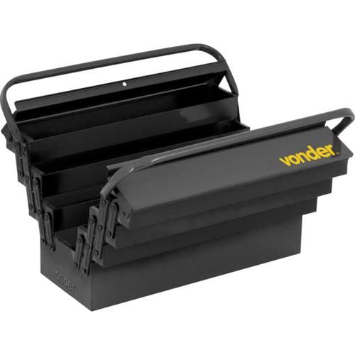 Caixa para ferramentas sanfonada com 7 gavetas e alça Caixa para ferramentas sanfonada com 7 gavetas e alça