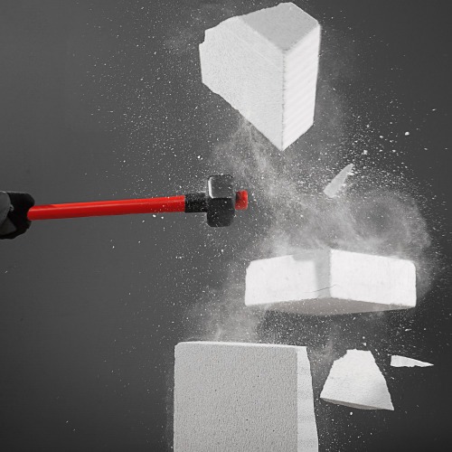 Marreta quadrada 3kg com cabo em fibra - 109229