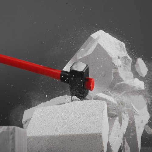 Marreta quadrada 3kg com cabo em fibra - 109229