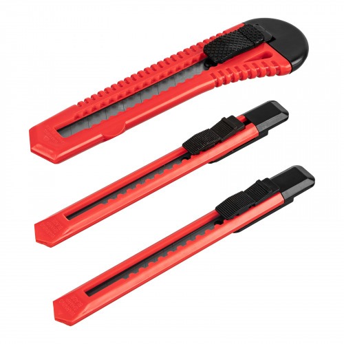 Jogo de estilete retrtil com 3 peas - 789859