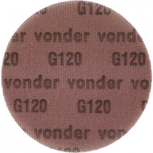 Disco de lixa telado 150 mm gr�o 120 com 5 pe�as