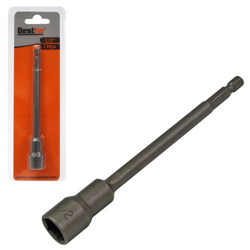 Soquete canh�o magn�tico longo 1/2