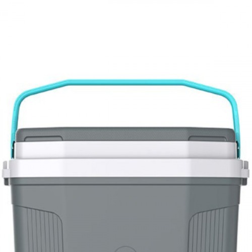 Caixa térmica 20 litros cinza plus com verde litoral - SUV 20L Caixa térmica 20 litros cinza plus com verde litoral - SUV 20L