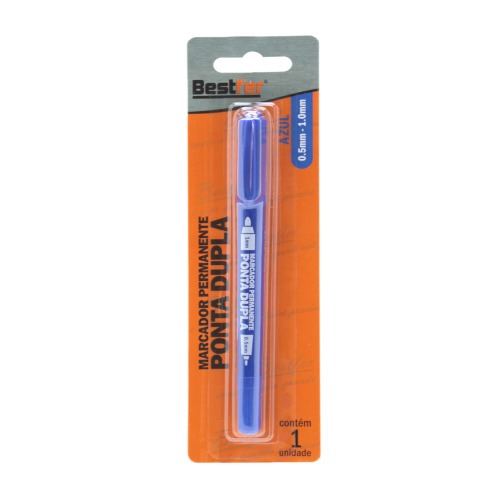 Marcador permanente com ponta dupla 0,5 mm - BFH3047