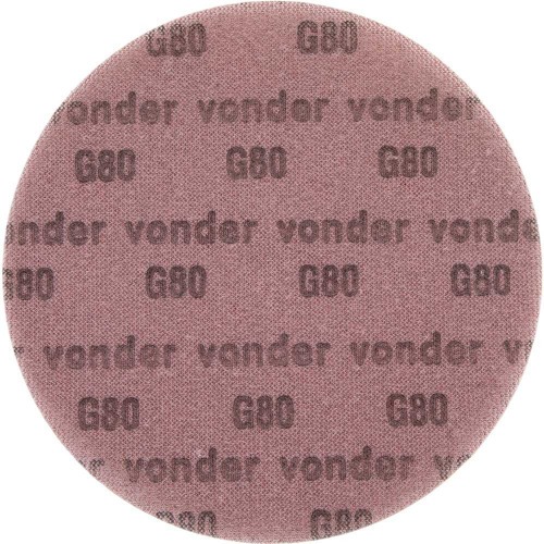 Disco de lixa telado 225 mm gr�o 80 com 5 pe�as