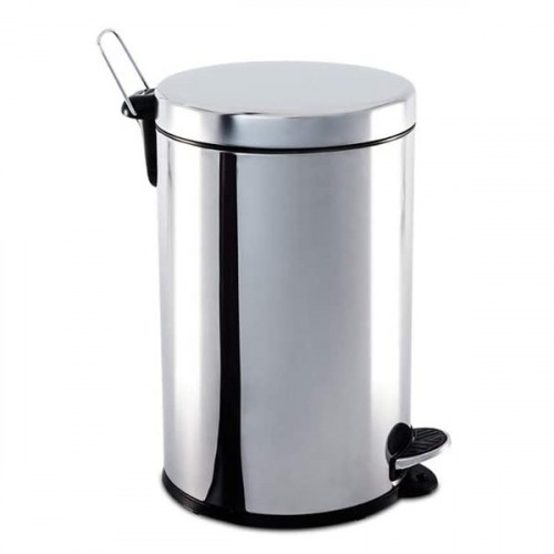 Lixeira inox 5L com pedal e balde - 3040/002 Lixeira inox 5L com pedal e balde - 3040/002