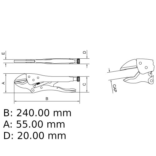 Alicate de presso 10