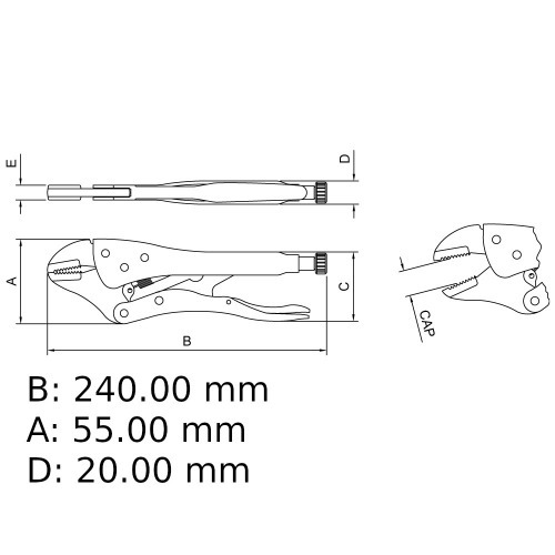Alicate de pressão 10 Alicate de pressão 10