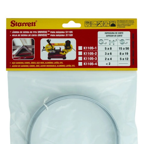 Lmina para serra de fita S1105 1,33 m 10 dentes - Univerz