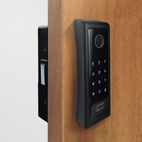 Fechadura digital com biometria de sobrepor Smart lock - SL140B Fechadura digital com biometria de sobrepor Smart lock - SL140B