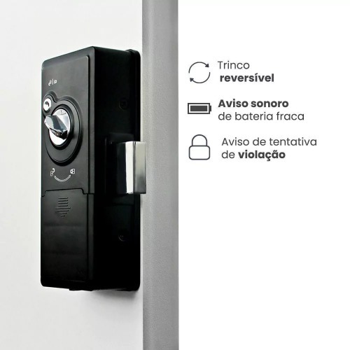 Fechadura digital com biometria de sobrepor Smart lock - SL140B Fechadura digital com biometria de sobrepor Smart lock - SL140B
