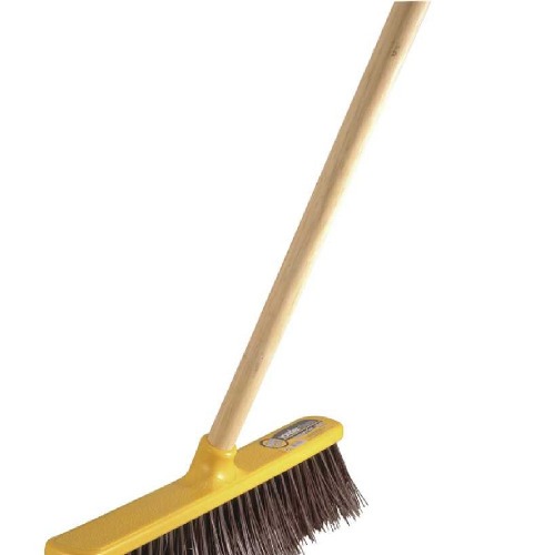 Vassoura tipo gari cepa plástica 4 fileiras 45 cm 6 pçs  Vassoura tipo gari cepa plástica 4 fileiras 45 cm 6 pçs