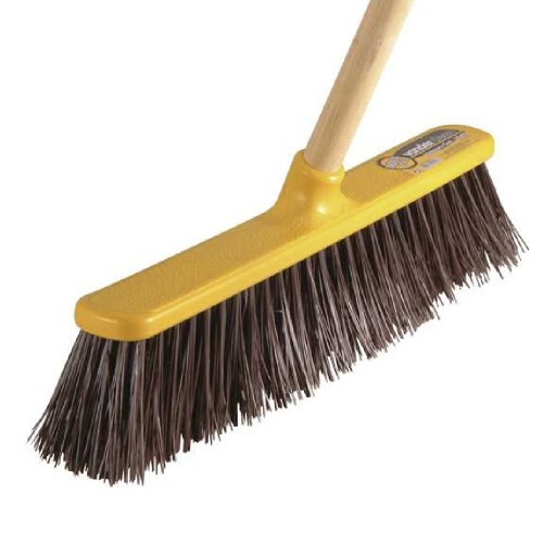 Vassoura tipo gari cepa plástica 4 fileiras 45 cm 6 pçs  Vassoura tipo gari cepa plástica 4 fileiras 45 cm 6 pçs