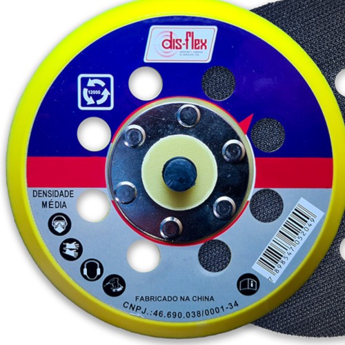 Disco de borracha para lixa 5 Disco de borracha para lixa 5