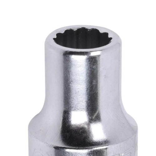 Soquete estriado 11 mm encaixe de 1/2 Soquete estriado 11 mm encaixe de 1/2