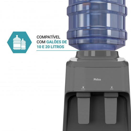 Bebedouro de mesa eletrnico gua natural e gelada - PBE15C  110V/220V