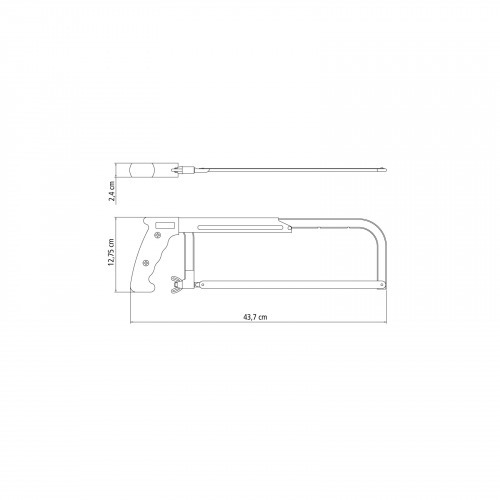 Arco de serra regulável 12 Arco de serra regulável 12