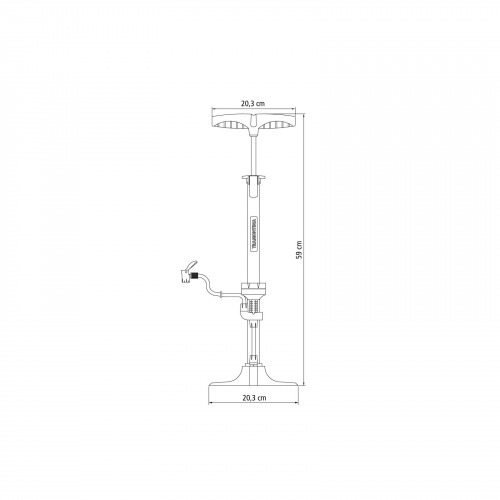 Bomba de ar manual para encher pneus  43132/001 Bomba de ar manual para encher pneus  43132/001