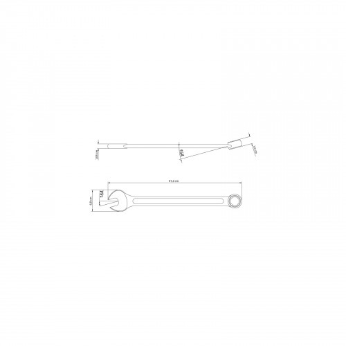 Chave combinada de 32 mm em ao especial