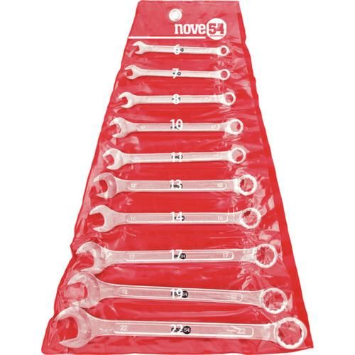 Jogo de chaves combinada 6 mm a 22 mm com 10 peças Jogo de chaves combinada 6 mm a 22 mm com 10 peças